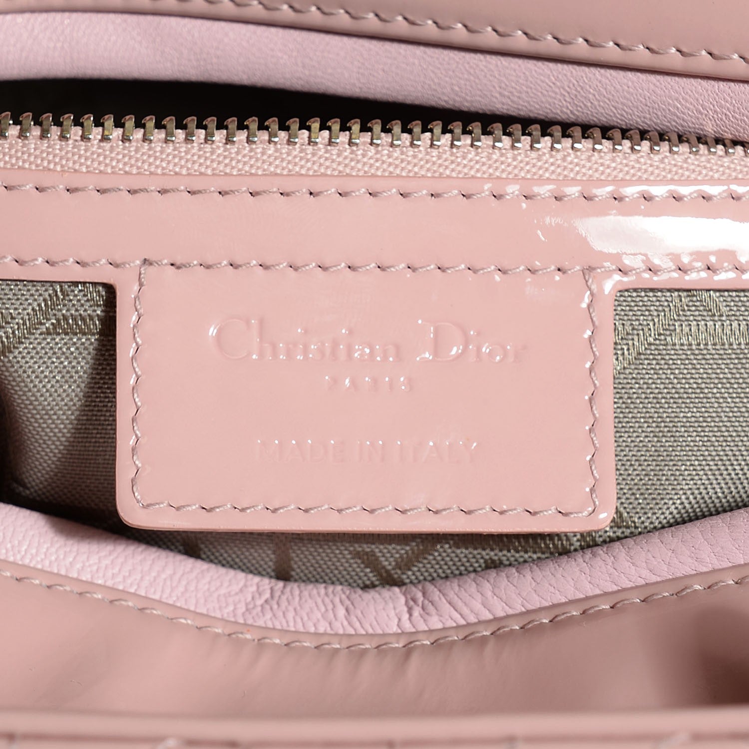 Christian Dior Patent Cannage Large Lady Dior Light Pink 8 of 9