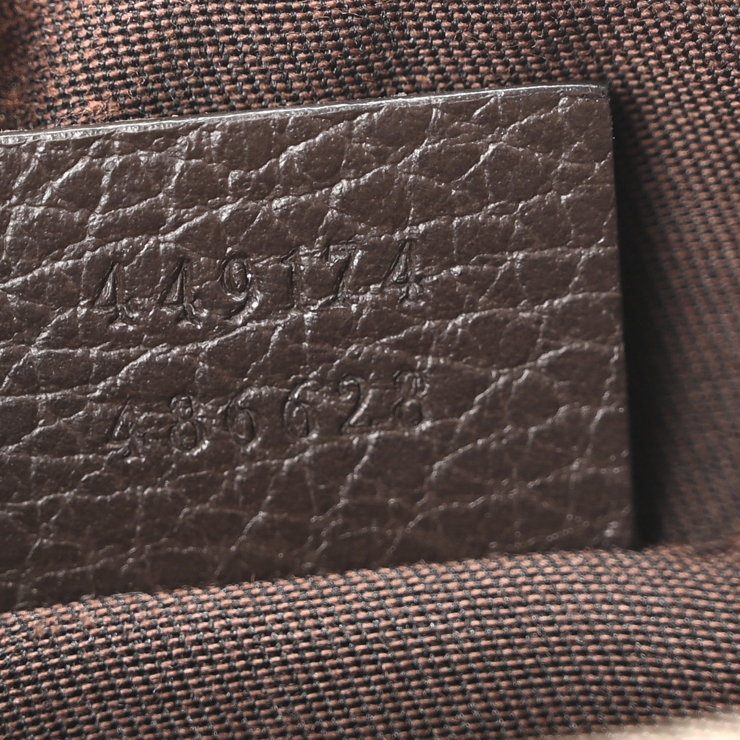 Monogram Belt Bag Dark Brown