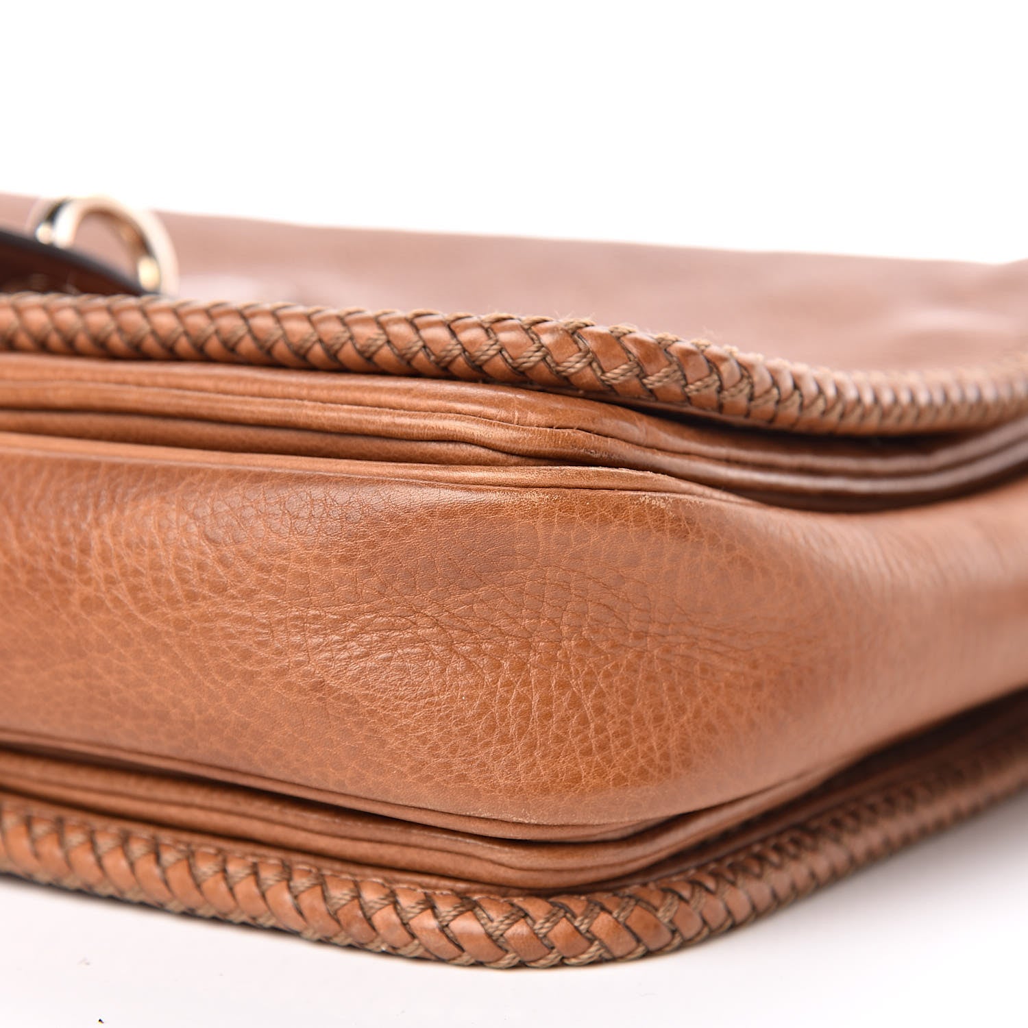Gucci Grained Calfskin Medium Marrakech Flap Messenger Bag Brown 11 of 12