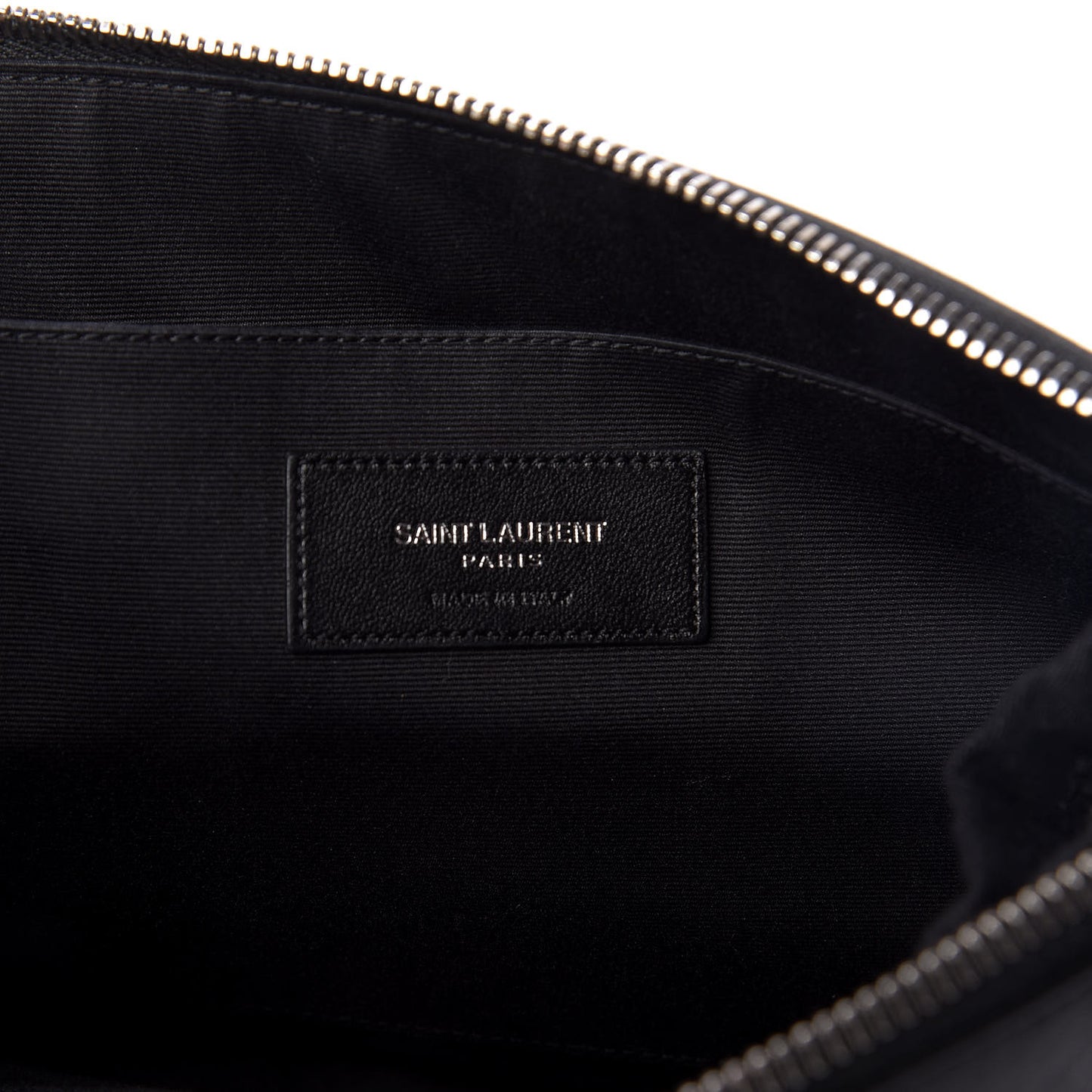 Calfskin Star Rider iPad Pouch Black