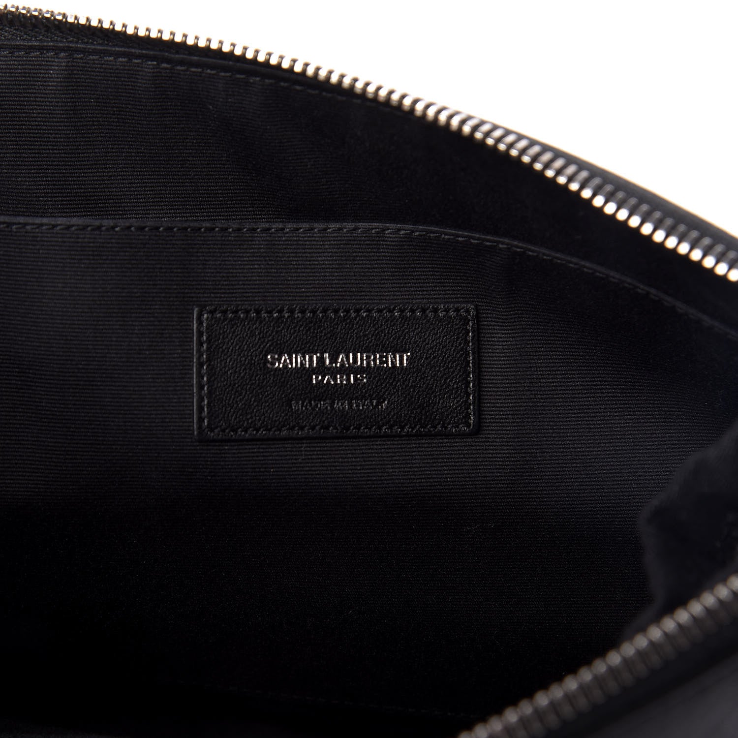 Saint Laurent Calfskin Star Rider iPad Pouch Black 9 of 10