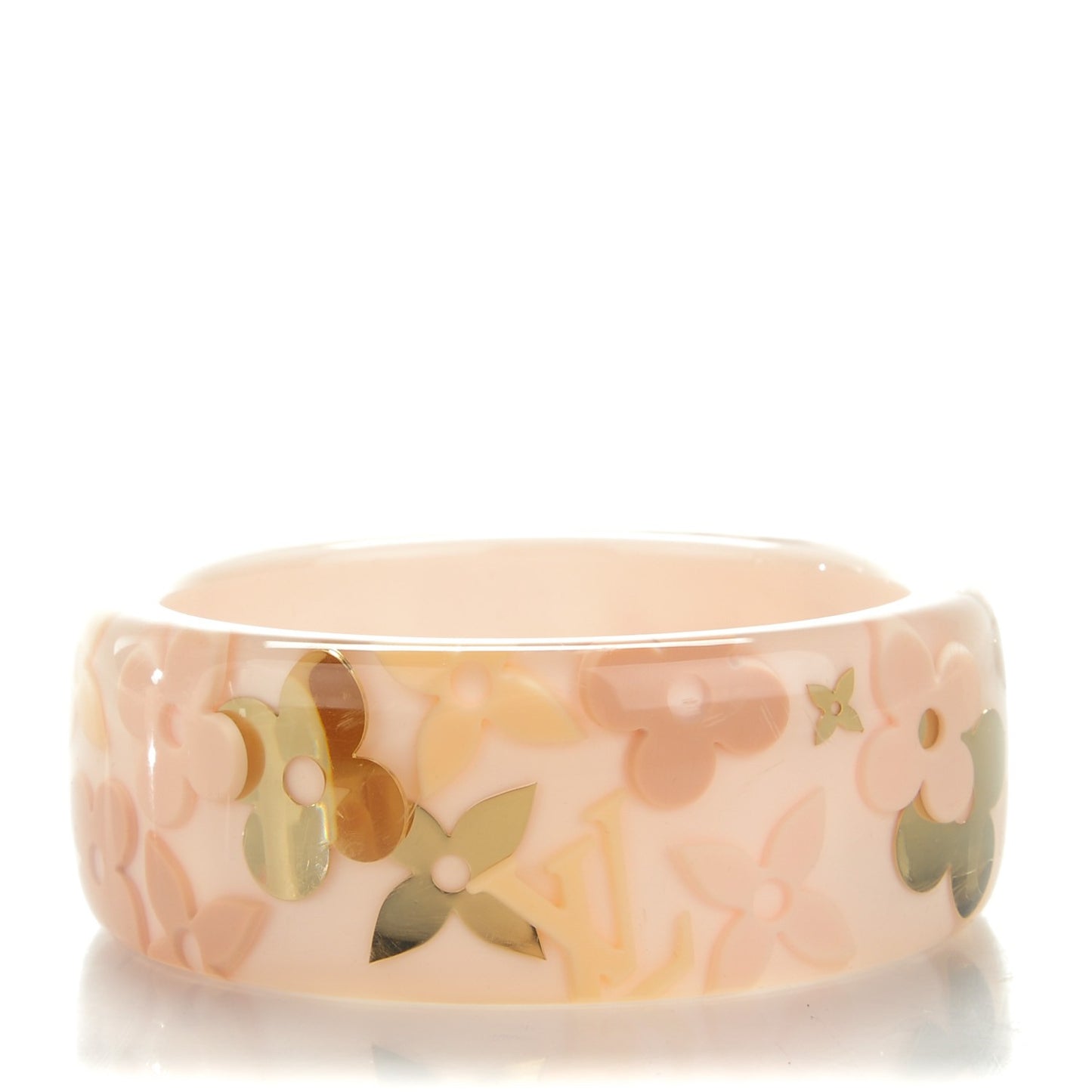 Resin Farandole Bracelet Medium Pink