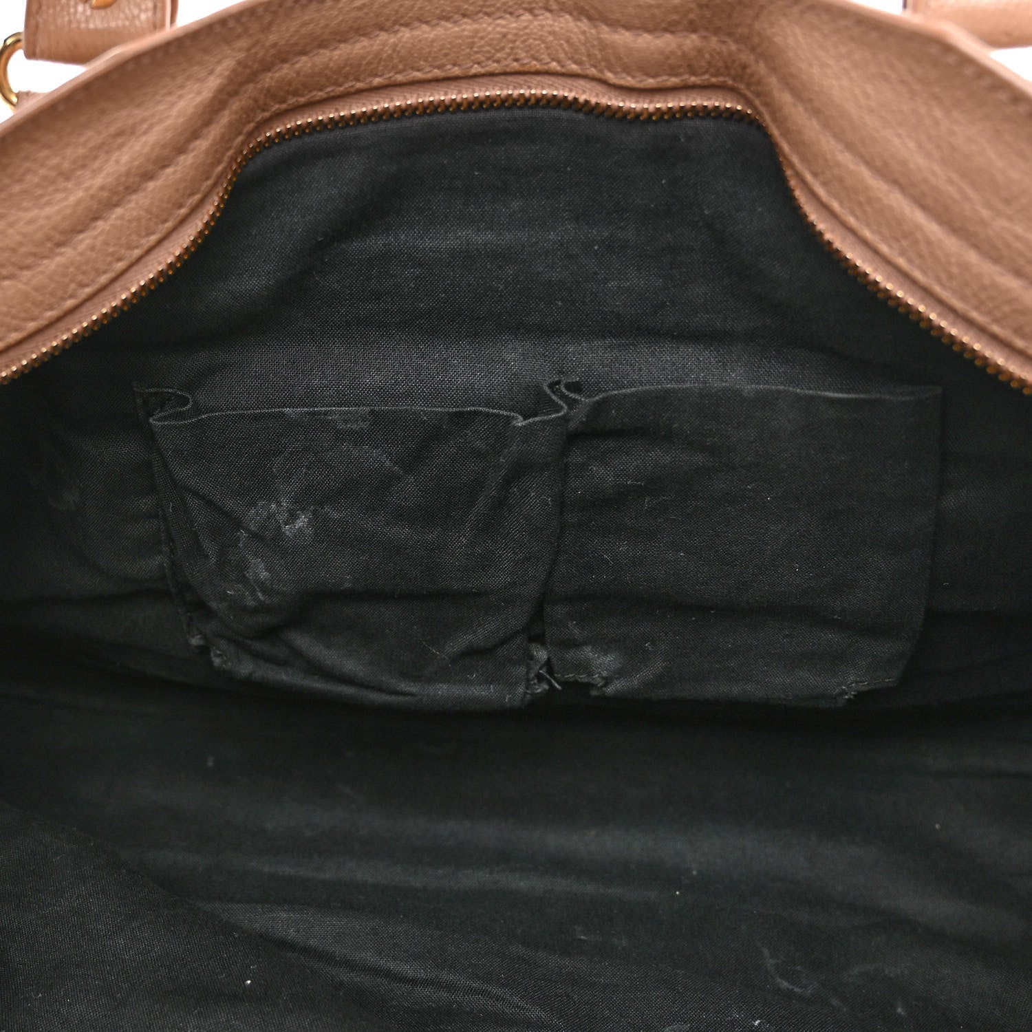 Balenciaga Chevre Gold Metallic Edge Hardware City Rose Des Sables 7 of 14