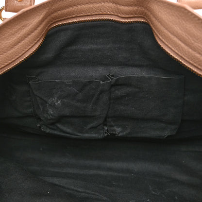 Balenciaga Chevre Gold Metallic Edge Hardware City Rose Des Sables 7 of 14