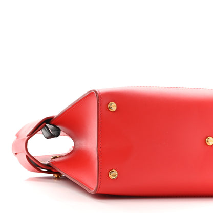 Givenchy Smooth Calfskin Small Horizon Satchel Red 7 of 7