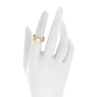 Cartier 18K Yellow Gold 5.5mm LOVE Ring 53 6.5 2 of 5