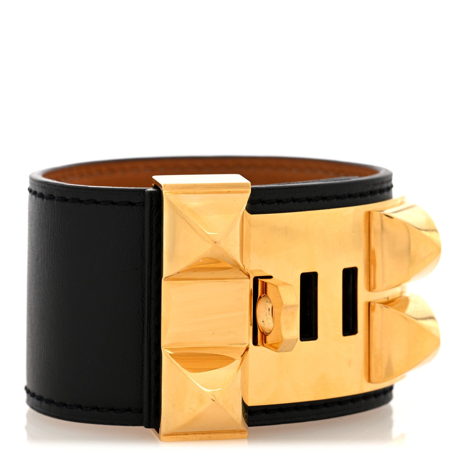 Hermes Box Collier De Chien CDC Bracelet S Black 1 of 5