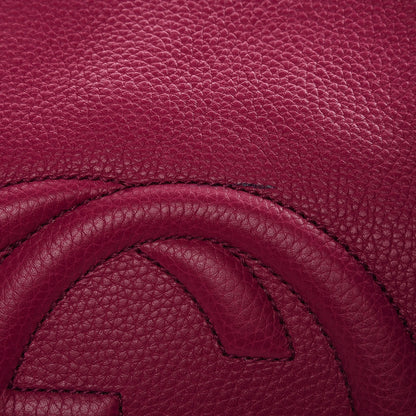 Gucci Cellarius Calfskin Medium Soho Chain Shoulder Bag Bright Bouganville 8 of 8