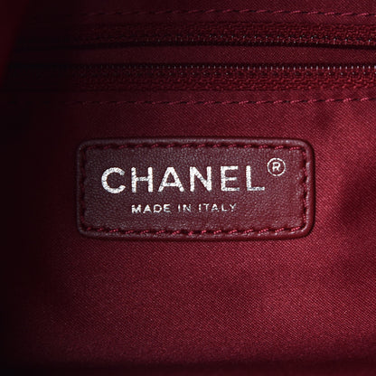 Chanel Lambskin Medium Grocery By Drawstring Shopping Bag Pink 8 of 9
