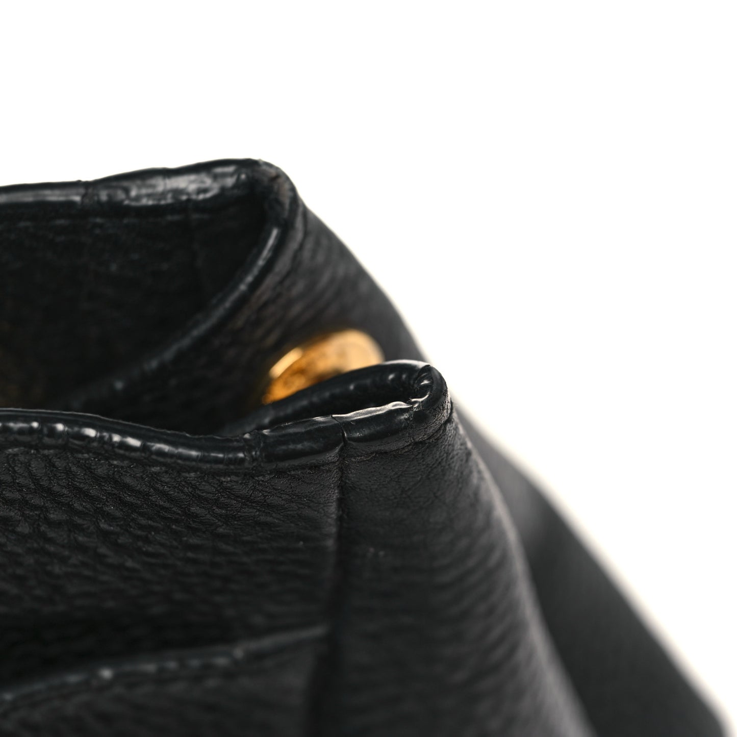 Vitello Daino Tote Black