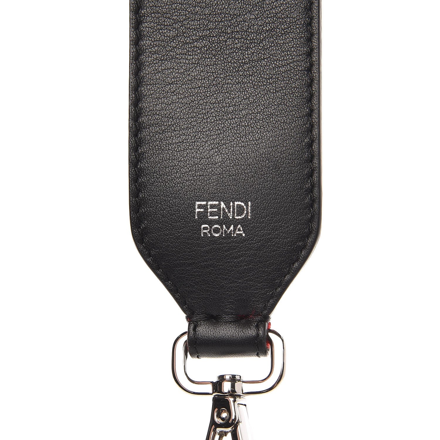 Fendi Velvet FF Mini Strap You Red 3 of 4