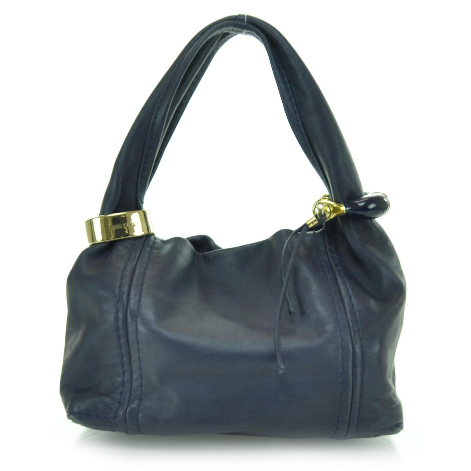 Jimmy Choo Saba Bracelet Hobo Navy 1 of 11