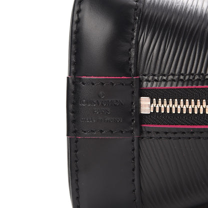 Louis Vuitton Epi Alma BB Black Hot Pink 7 of 8