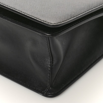 Prada Saffiano Chain Shoulder Bag Black 8 of 8