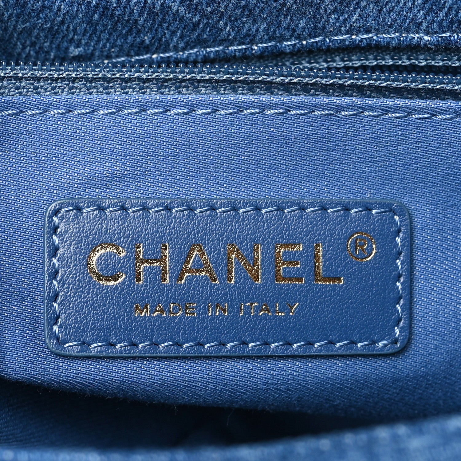 Chanel Denim Quilted Mini Denim Mood Rectangular Flap Blue Multicolor 6 of 9