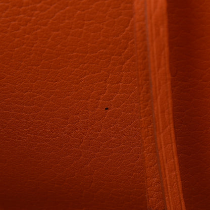 Celine Crisped Calfskin Mini Tie Knot Tote Burnt Orange 8 of 15