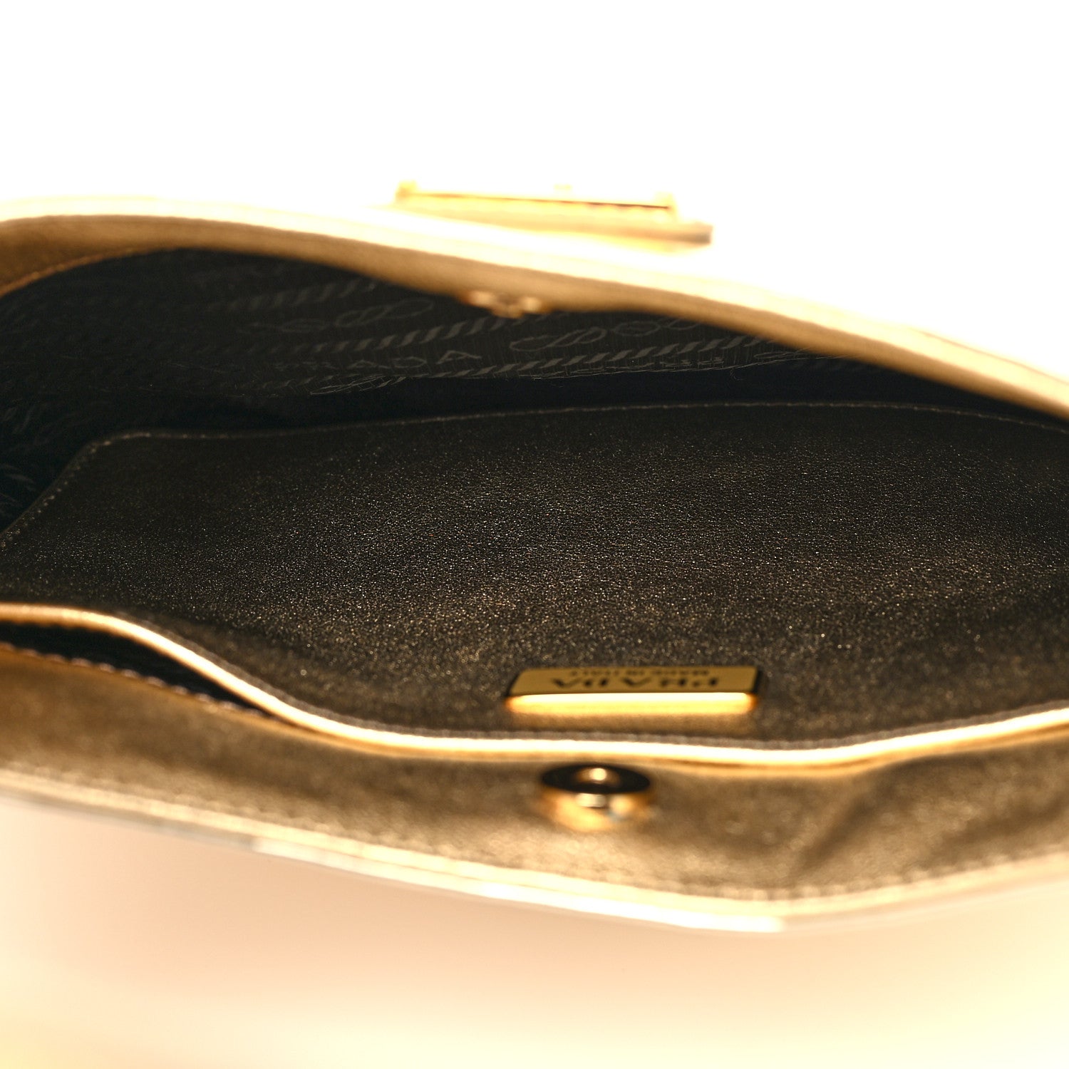 Prada Spazzolato Cleo Adjustable Strap Shoulder Bag Platino 4 of 9