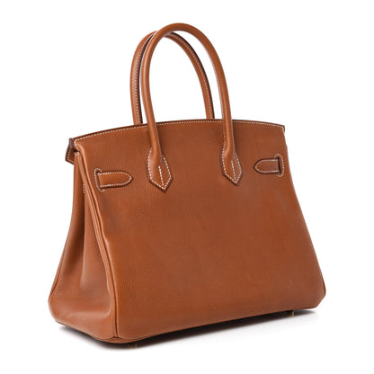 Hermes Natural Barenia Faubourg Birkin 30 Fauve 3 of 17
