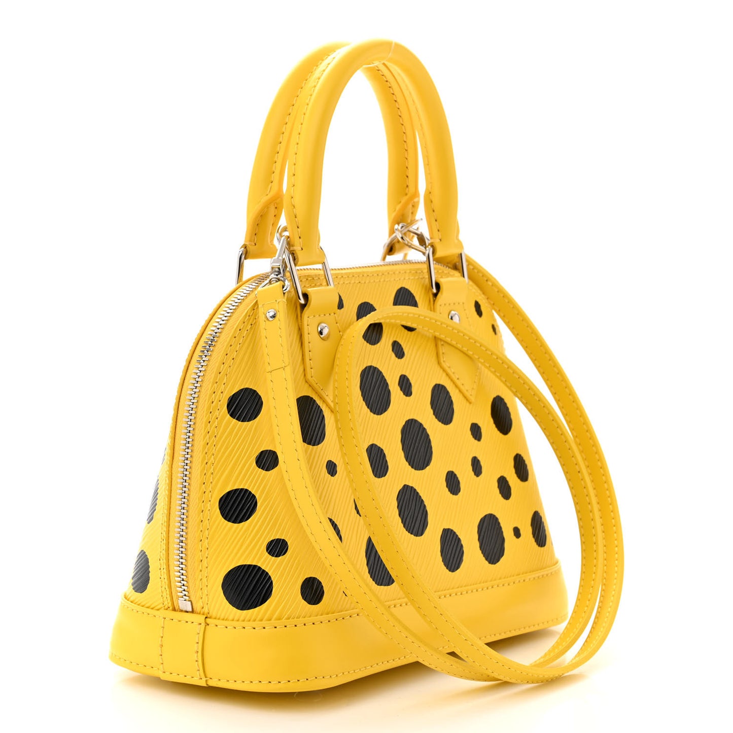 LOUIS VUITTON LV X YK Epi Alma BB Yellow Black