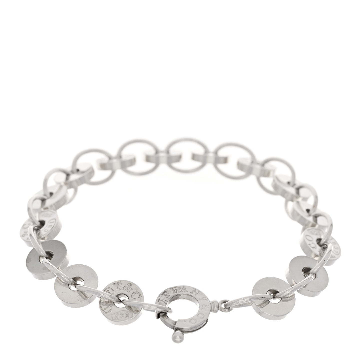 Sterling Silver 1837 Circle Bracelet