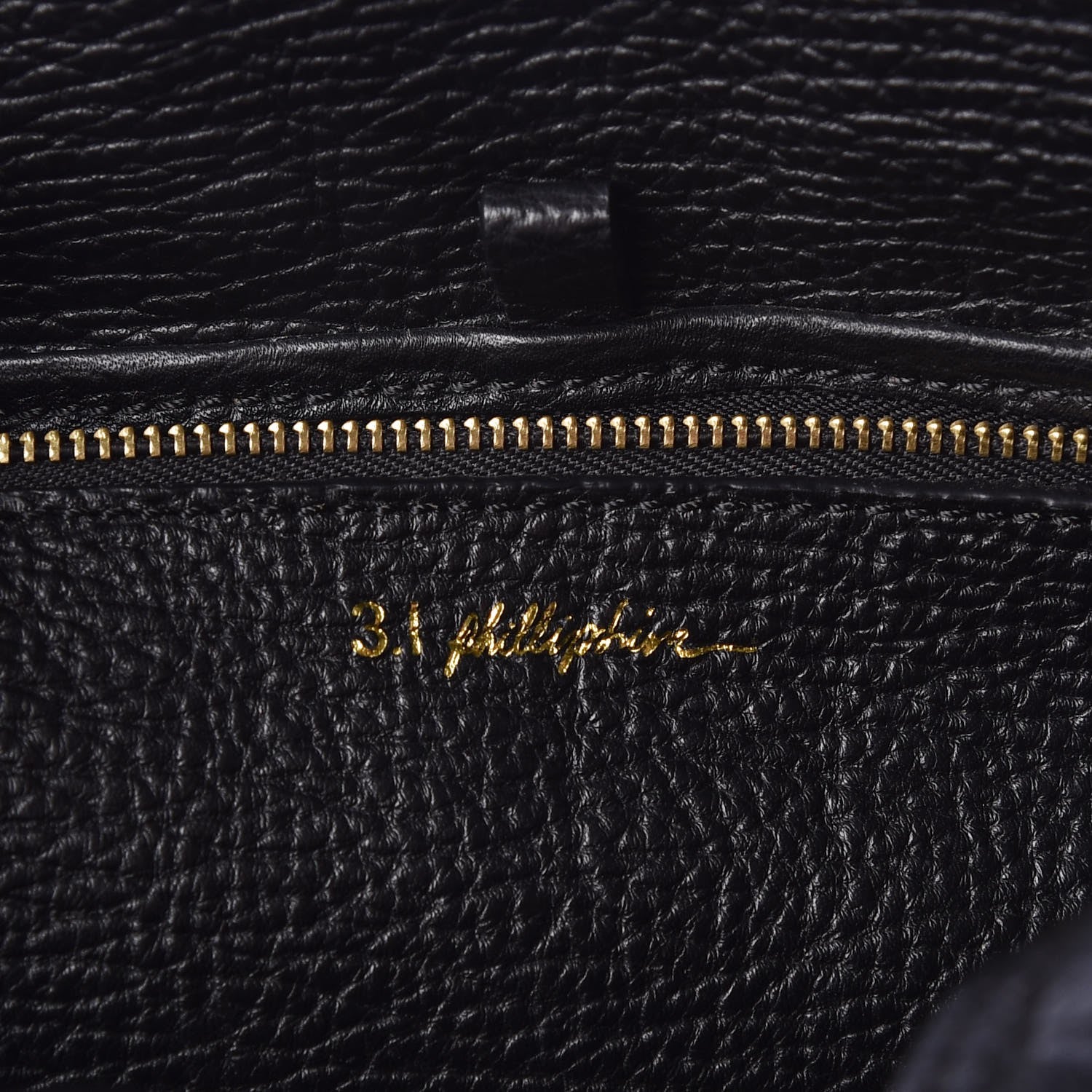 3.1 Phillip Lim 3.1 Textured Calfskin Large Pashli Tote Black 6 of 8