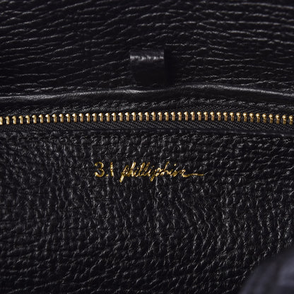3.1 Phillip Lim 3.1 Textured Calfskin Large Pashli Tote Black 6 of 8