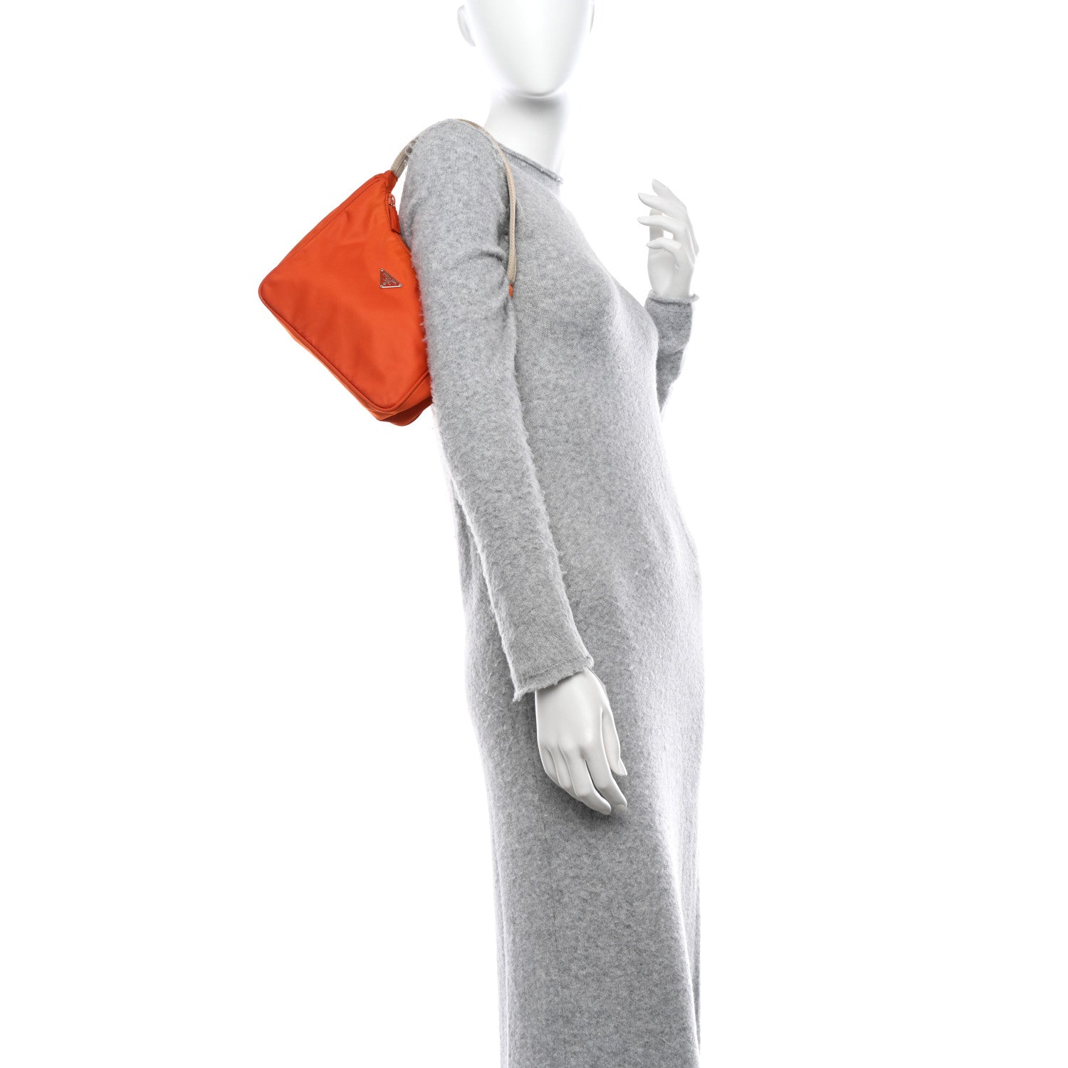 Prada Tessuto Nylon Sport Shoulder Bag Paprika 2 of 12