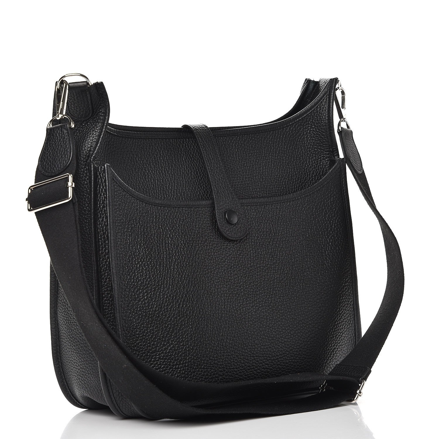 Hermes Taurillon Clemence Evelyne III GM Black 3 of 9