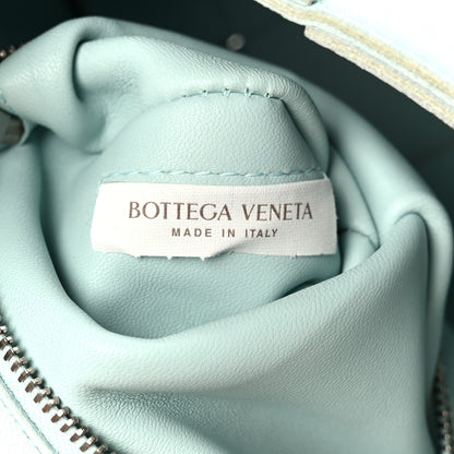 Bottega Veneta Lambskin Maxi Intreccio Cassette Bag Teal Washed 7 of 11