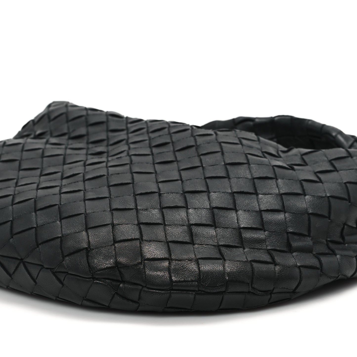 Nappa Intrecciato Teen Jodie Hobo Black