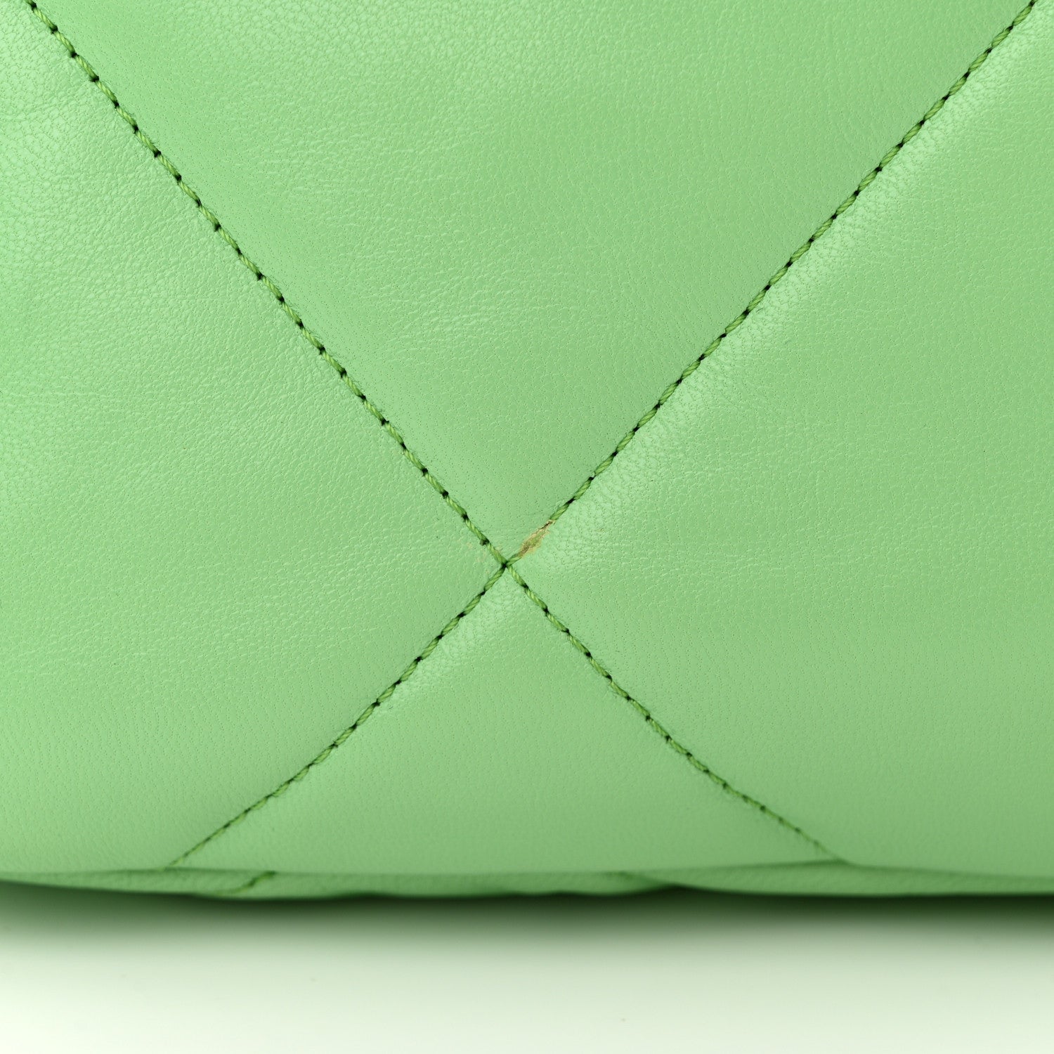Chanel Lambskin Quilted Medium Chanel 19 Flap Green 11 of 11