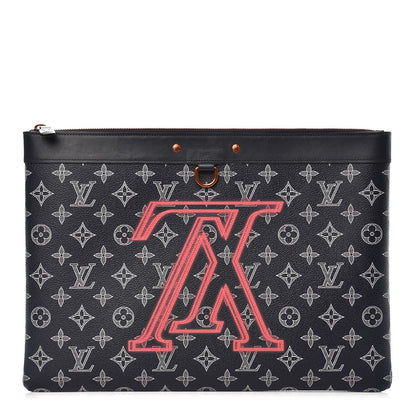 Louis Vuitton Monogram Upside Down Pochette Apollo GM 1 of 11