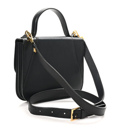 Versace Vitello Barocco Virtus Small Top Handle Shoulder Bag Black 3 of 12