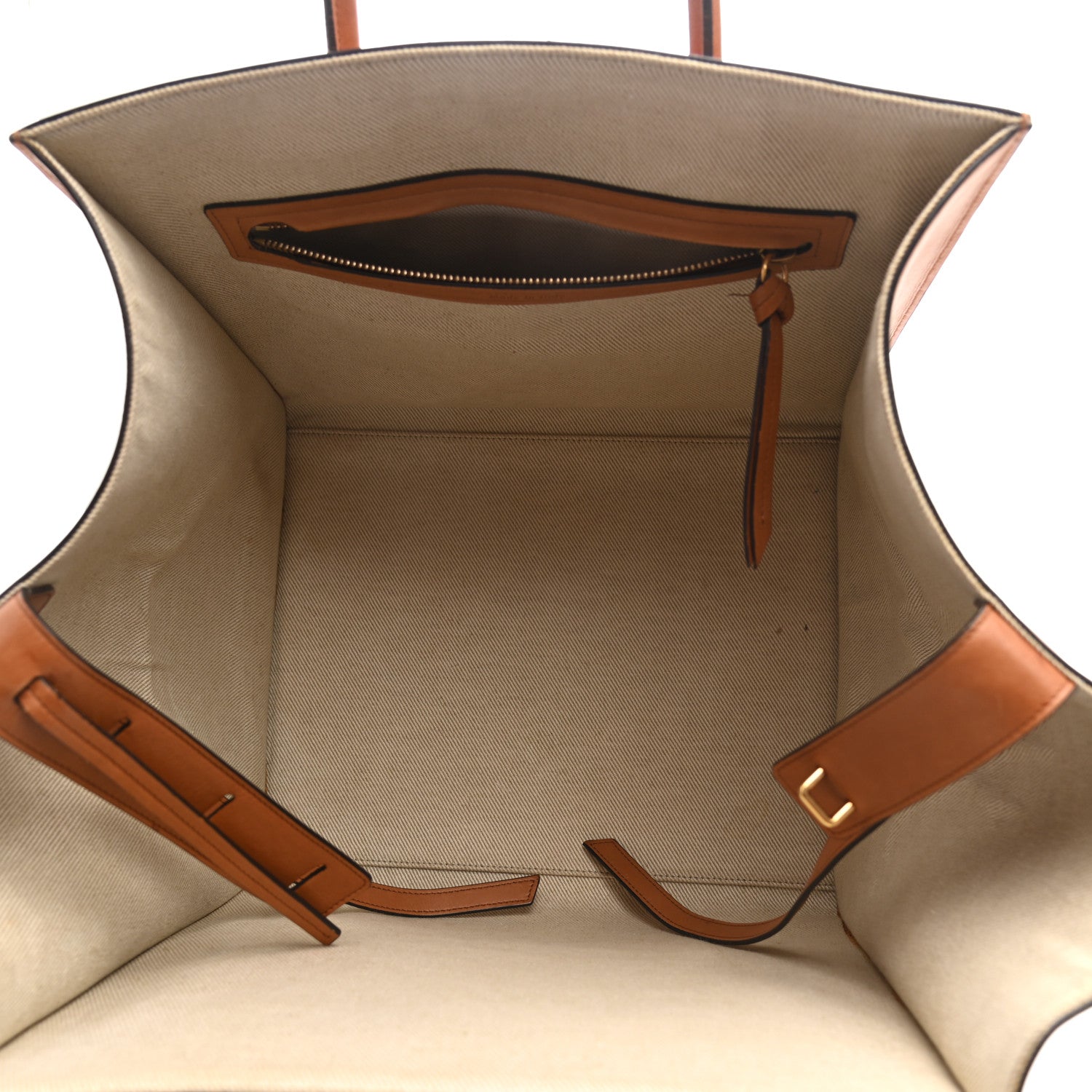 Celine Natural Calfskin Medium Phantom Luggage Tan 5 of 16