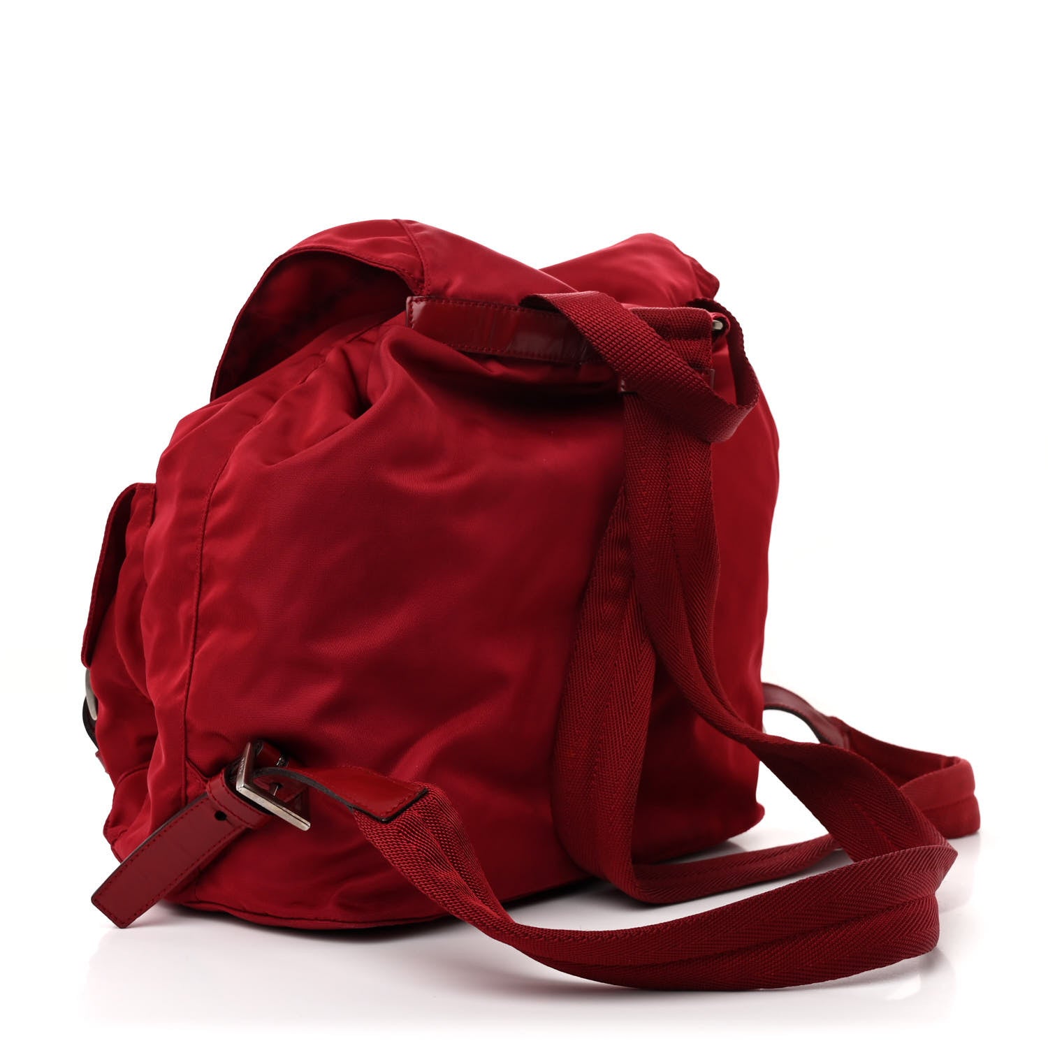Prada Tessuto Nylon Vela Medium Backpack Cerise 3 of 21