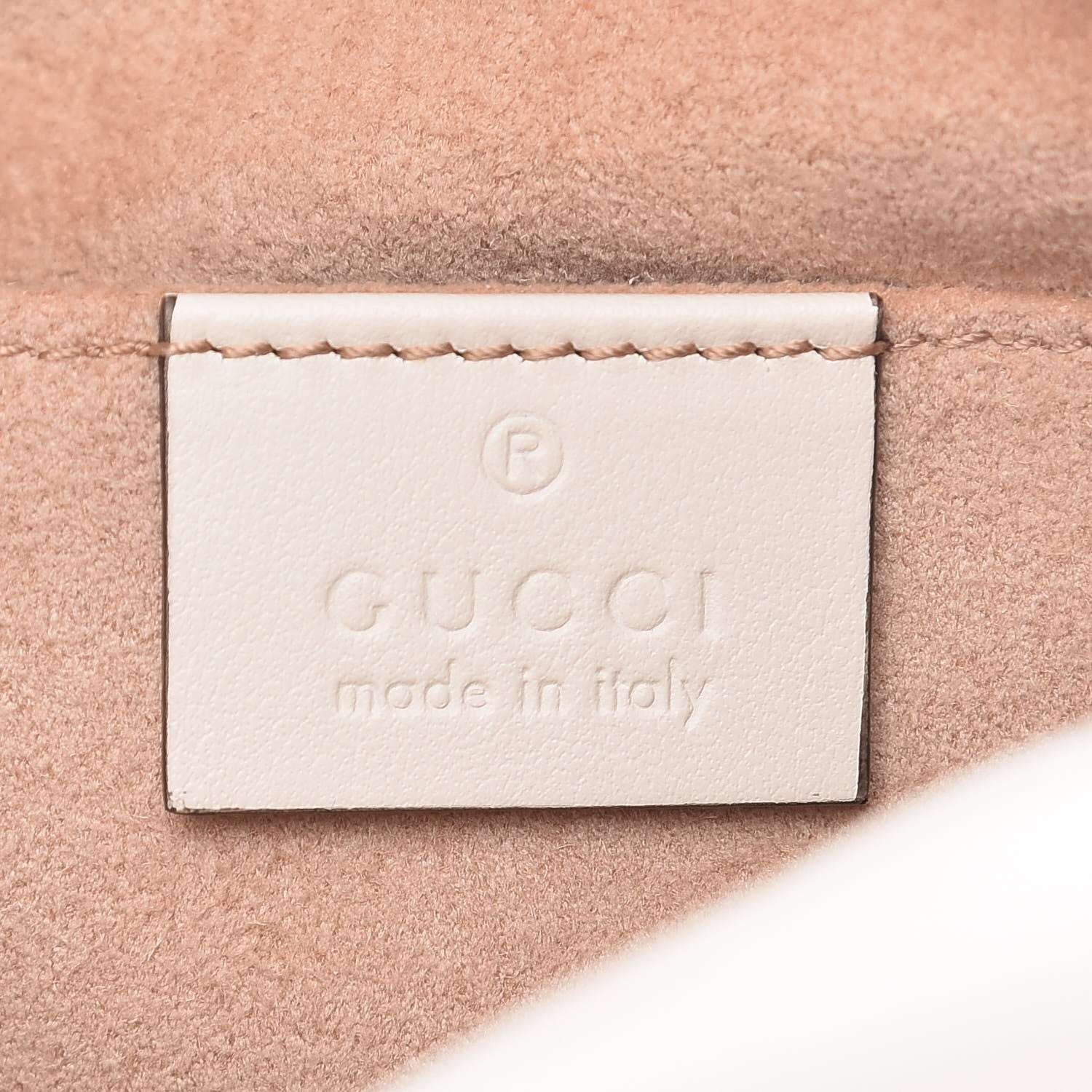 Gucci Calfskin Matelasse Small GG Marmont Chain Shoulder Bag White 6 of 8