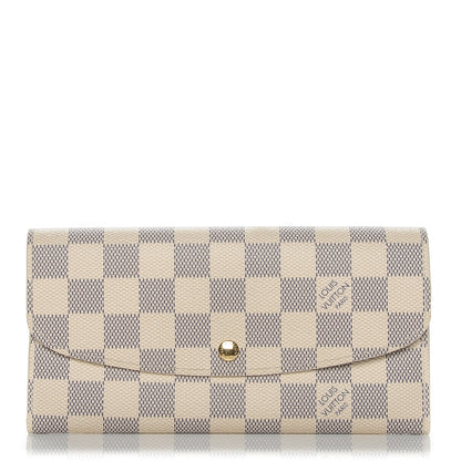 Louis Vuitton Damier Azur Emilie Wallet 1 of 7