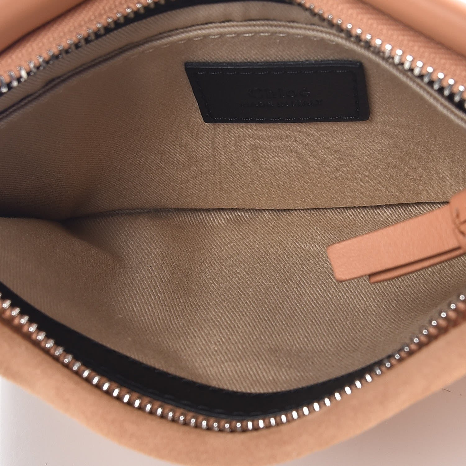 Chloe Smooth Calfskin Suede Roy Double Shoulder Bag Merino Grey Blushy Pink 6 of 8