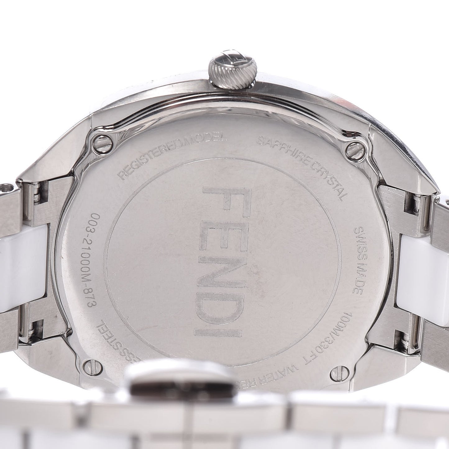 Stainless Steel Ceramic Diamond 34mm Momento Bugs Quartz Watch Orange