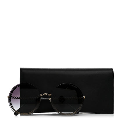 Chanel Round Chain Sunglasses 4245 Gold 8 of 8
