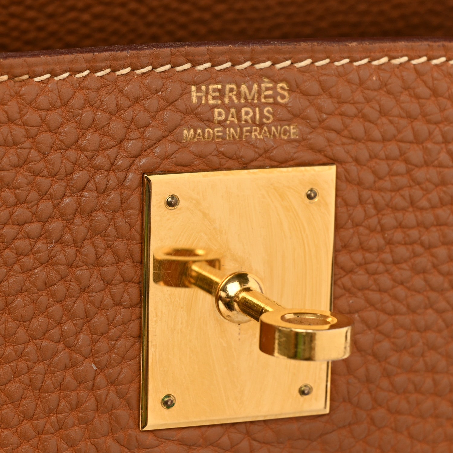 Hermes Fjord Sellier Kelly 32 Gold 6 of 22