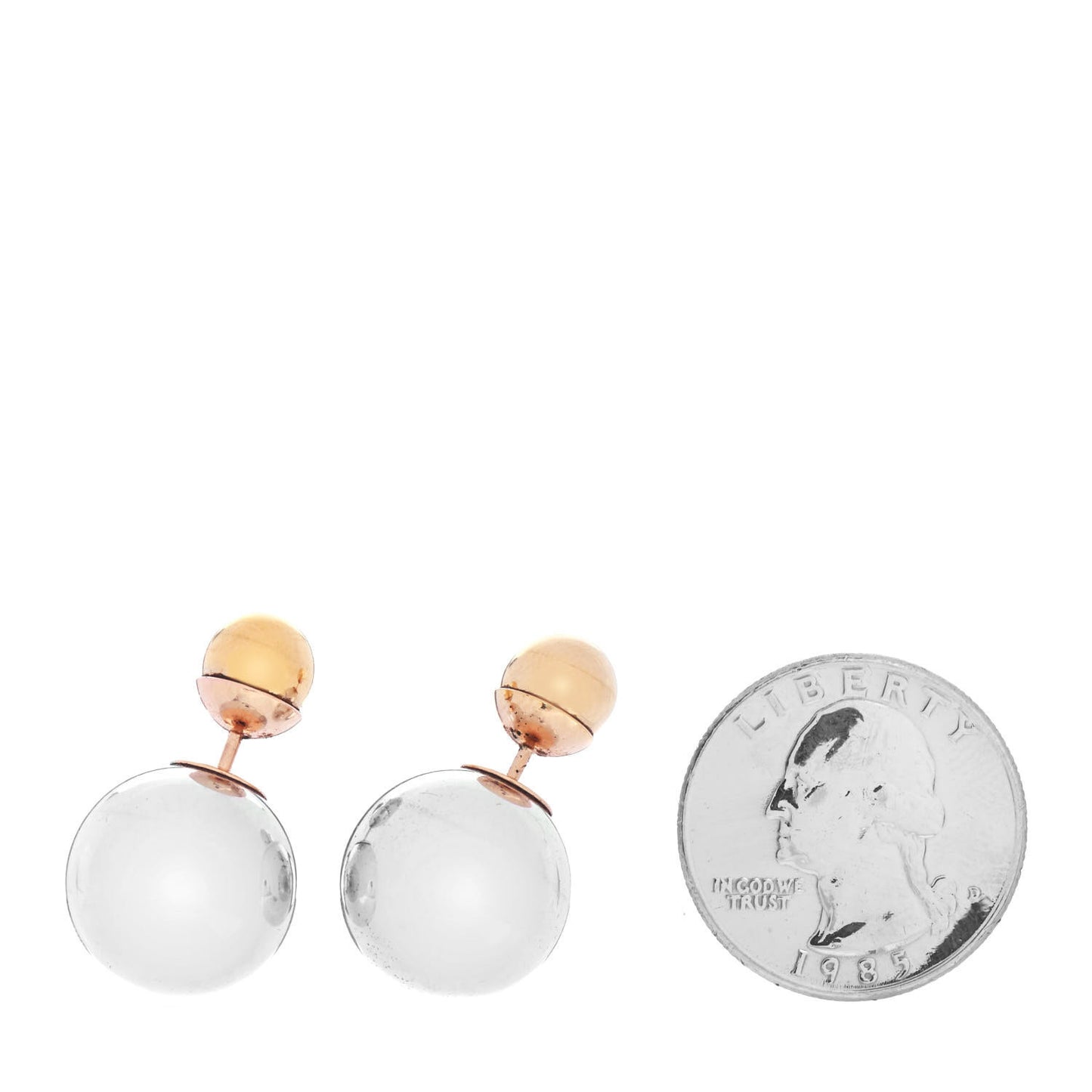 Mise En Dior Tribal Earrings Gold Silver