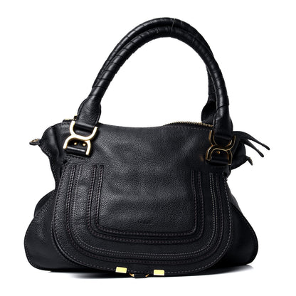 Chloe Calfskin Medium Marcie Satchel Black 1 of 4