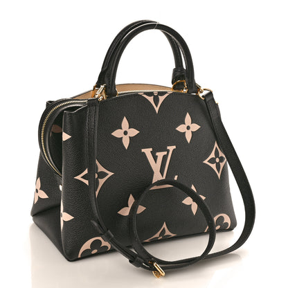 Louis Vuitton Empreinte Monogram Giant Petit Palais Black Beige 3 of 9
