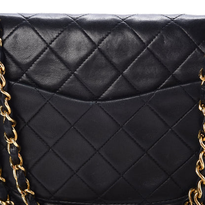 Chanel Lambskin Quilted Small Double Flap Black 10 of 15