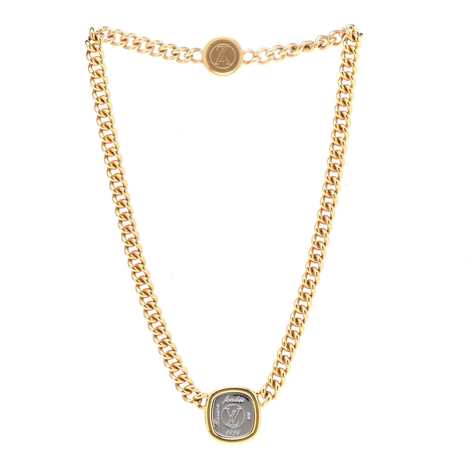 Louis Vuitton LV ID Chain Necklace 4 of 6