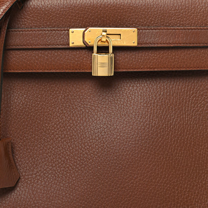 Hermes Taurillon Clemence Kelly Retourne 32 Noisette 8 of 10