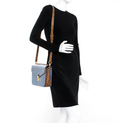 Louis Vuitton Epi Reverse Monogram Pochette Metis Denim Light 2 of 7