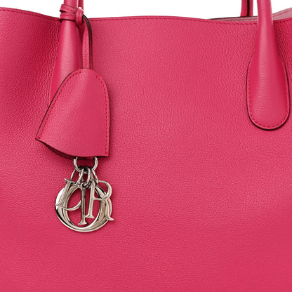 Christian Dior Supple Grained Calfskin Large Open Bar Tote Pink 8 of 12