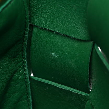 Bottega Veneta Lambskin Maxi Intrecciato Cassette Messenger Racing Green 10 of 28